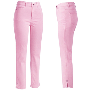 Pantalon classique taille mi-haute pour femme, coupe décontractée et habillée, printemps-été, longueur complète, teint en pièce, lavable, respirant, 6,93 oz - Product Image 1