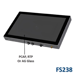 23.8" Fully IP67 Waterproof Industrial Marine Panel <b>PC</b> <b>Touch</b> <b>Screen</b> (PCAP/Resistive), Option: Internal UPS - Product Image 2
