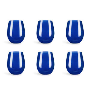 Juego de 6 Copas de Vino sin Tallo Excelsa Cobalto, Color Azul, 8.5X8.5X10 cm - Product Image 2