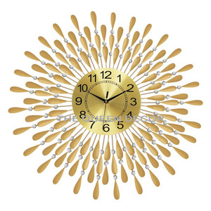 Premium Quality Handmade Classic Stylish Designer Metal Wall <b>Clock</b> High Quality Quartz Wholesale - Product Image 3
