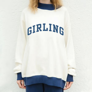 Suéter Oversize de Cuello Alto para Mujer, Calidad Premium 2026, 100% Algodón, Suave y Cómodo, con Logotipo Personalizado, Hombros Caídos, Manga Larga - Product Image 5