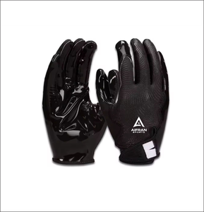 Guantes Deportivos Blancos para Receptor de Fútbol Americano, con Agarre Completo en los Dedos, Antideslizantes, con Tela para Prácticas al Aire Libre - Product Image 4