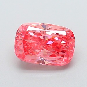 Diamant rose vif fantaisie modifié en forme de coussin de 2,63 carats, cultivé en laboratoire CVD, clarté VS1, excellente taille, pierre précieuse non montée pour la création de bijoux - Product Image 6