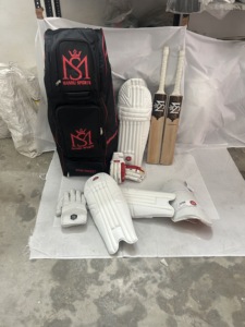 Mannu Sports Player Edition Full Cricket Set Kit Bag <b>Backpack</b> Trolley Bag 50-<b>70L</b> High Quality - Product Image 2