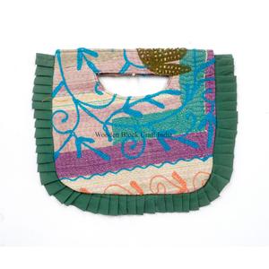 Indian Fashion Bohemian Style Designer Women kantha Clutch Messenger Shoulder Bag Handmade Lightweight Large Travel Daily - Product Image 4