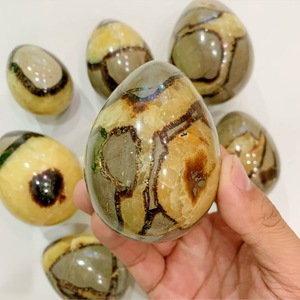 Huevos de Cuarzo Septariano Elegantes y Dinámicos al por Mayor, Cristal Natural Pulido, Artesanía de Cristal, Piedra Curativa de Feng Shui Tallada - Product Image 5