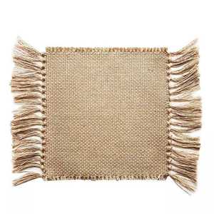 Tapis de porte en jute naturel d'origine bangladaise, fabriqué à partir de fibres écologiques résistantes, tapis d'entrée élégant et fonctionnel. - Product Image 1