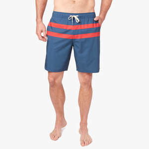 <b>Men's</b> Summer Sports Floral Beach Shorts Quick Dry Customized Logo Wholesale <b>Trunks</b> OEM Service Solid Color Print Eco-Friendly - Product Image 3
