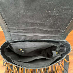 Bolso de mano con flecos para mujer, precio bajo, 2025, cuero mecanizado a mano, moda de lujo, elegantes bolsos de mensajero de cuero de vaca genuino para mujer - Product Image 6