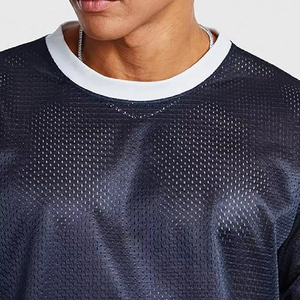 เสื้อเจอร์ซีย์ตาข่ายทรงเข้ารูปสำหรับผู้ชาย รุ่นปี 2026 แห้งเร็ว น้ำหนักเบา ระบายอากาศได้ดี พร้อมโลโก้สั่งทำ คุณภาพสูง - Product Image 6
