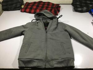Men Summer <b>Zip</b>-Up Pullover <b>Hoodie</b> Tracksuit Polyester/Cotton Fleece Breathable Side <b>Pockets</b> Motorbike Wear - Product Image 1