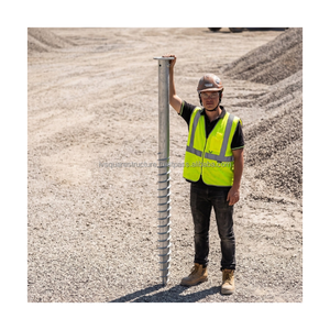 E350/E250 - Tornillos de Acero Galvanizado en Caliente para Cimentaciones de Construcción y Montaje Solar, Carga Eólica de 120 m/s - Product Image 1