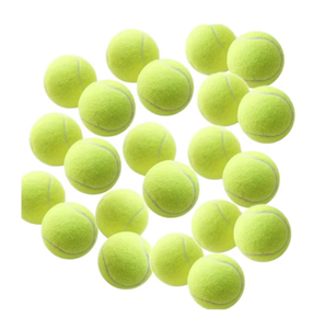 ลูกเทนนิสยางสีเหลืองแบบพกพา ได้รับการรับรองจาก ITF ความสูงการเด้ง 135-145 ซม. เส้นผ่านศูนย์กลาง 65 มม. สำหรับของเล่นสัตว์เลี้ยง ฝึกซ้อม - Product Image 1