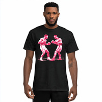 T-shirts pour les amateurs de boxe, t-shirts imprimés Muay Thai pour hommes, t-shirts d'entraînement légers pour hommes, t-shirts imprimés pour boxeurs