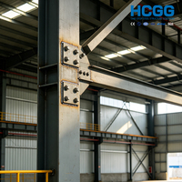 Prefab zware stalen constructie werkplaats magazijn grote overspanning landbouw graan fruit gebouw H-balk snel