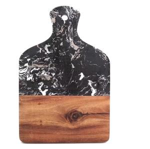 Tabla de Cortar Multifuncional de Mármol y Madera, Tabla de Cortar de Madera de Acacia Sostenible - Product Image 2