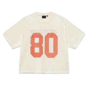 New Design Loose Fit Knitted Mesh V-Neck Crop Football Jersey Unisex Custom Manufacturer American 100% Polyester Anti-Bacterial - Product Image 4
