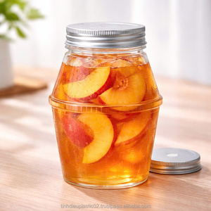 500ml for <b>Clear</b> <b>Plastic</b> PET Bottle HT500-33 with Aluminum Cap Leakproof Cold Drink <b>Container</b> for Asia USA Market - Product Image 2