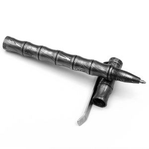 ปากกาลูกลื่นเหล็กดามัสกัส เครื่องเขียนโลหะ สำหรับของขวัญองค์กร สำนักงาน และใช้ส่วนตัว ปากกาเหล็กดามัสกัสสุดหรู - Product Image 5