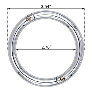 Anillo Nasal de Acero al Carbono para Ganado, Resistente, Herramienta de Manejo de Ganado, Acero Resistente a la Corrosión, Duradero y Fácil de Usar - Product Image 2