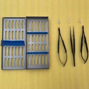 Porte-aiguilles Castroviejo TC 3, ciseaux-pinces noirs 18 cm, instruments de microchirurgie dentaire, qualité USA/Europe - Product Image 6