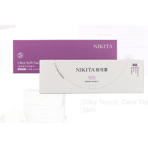 SGS Certified NIKITA Ultra-Soft Plain Weave 1-Ply Disposable Face Towel Hypoallergenic Gentle Skin Plant Fiber Polyester - Product Image 3