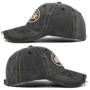 Gorra de Béisbol de Mezclilla Lavada con Parche Bordado de Nueva Orleans, Estilo Casual Ajustable, Transpirable, de Algodón para las Cuatro Estaciones - Product Image 3
