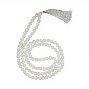 Collier Mala 108 Perles Illuminées Rondes avec Pompon, Bijou de Prière Religieux Unisexe pour Méditation et Yoga - Product Image 2