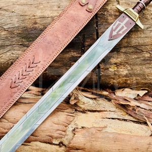 Épée réplique Anaklusmos de Percy Jackson en acier inoxydable, fabriquée à la main, Xiphos grec, épée de fantaisie, trident, couteau de camping - Product Image 3