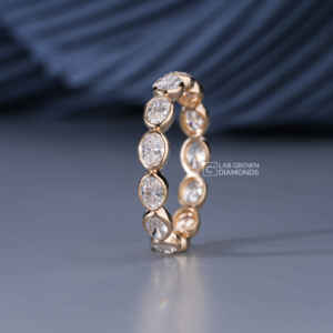 แหวนมอยซาไนต์ทรงรีทองคำ 14K สำหรับผู้หญิง หรูหรา น้ำหนักรวม 1.71 กะรัต น้ำหนัก 1.82 กรัม งานแต่งงาน งานหมั้น เครื่องประดับชั้นดี - Product Image 5