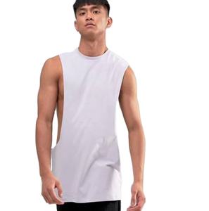 95% algodón 5% Spandex Slim Fit Basic Tank Top agujero profundo del brazo - Product Image 1