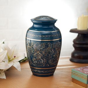 Adult cremation urns <b>for</b> human <b>ashes</b> Aluminum Cremation Urn <b>for</b> Human <b>Ashes</b> Adult Size Butterfly Design Memorial Funeral <b>Ash</b> - Product Image 5