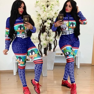 Nouvelle usine à la mode en gros prix Logo personnalisé survêtement pour femmes dernière conception survêtement pour femmes à vendre - Product Image 3