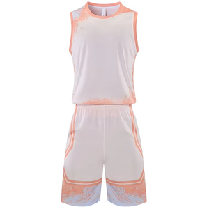 Sublimated Men Custom Reversible Blank Basketball Wear Jersey Basketball Uniform Custom Basketball Customized Solid Color - Product Image 3