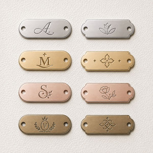 Logo métallique pour sacs – Personnalisation de marque – Laiton, alliage de zinc, gaufré / gravé au laser, finition antique ou brillante, faible MOQ, OEM Vietnam - Product Image 3