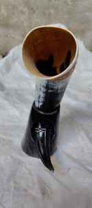 Cuerno Vikingo Ecológico para Beber, Hecho a Mano, con Base de Madera, para Decoración del Hogar o Bodas - Product Image 5