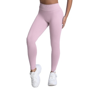 Leggings de Yoga con Cintura Elástica, Suaves y Extensibles, con Logotipo Personalizado OEM, Pantalones de Yoga de Pierna Ancha Recta para Mujer, para Entrenamiento y Fitness - Product Image 4