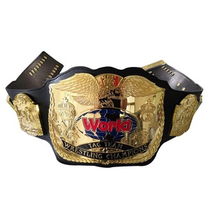 Cinturones de Campeonato Personalizados de Piel Auténtica con Correa Negra, Logotipo Grabado a Mano, Diseño Personalizado para Boxeo, MMA y Lucha Libre - Product Image 6