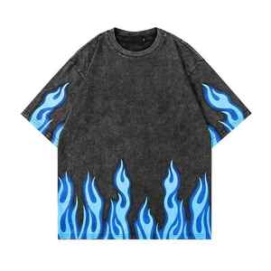 t-<b>shirts</b> for men wholesale Bulk 300GSM Plain Blank 100% Cotton Boxy Fit Tees High Quality Wholesale Men's T-<b>Shirts</b> - Product Image 1