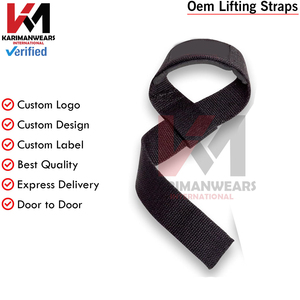 Custom Gym Lifting <b>Straps</b> Men Women Wrist Wrap Support Deadlift Training Wholesale Supplier - Product Image 3