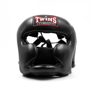 Guantes Profesionales de Muay Thai con Cierre Ajustable de Gancho y Bucle, Visera Transparente de Cuero Genuino de Alta Calidad - Product Image 1