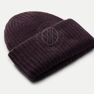 Premium Quality Latest Design <b>Beanie</b> <b>Hats</b> Wholesale 100% <b>Wool</b> & Cotton Customized <b>Beanie</b> <b>Hats</b> - Product Image 2