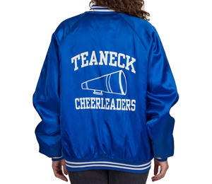 Custom Men's College Varsity Baseball Letterman Jacket Breathable Satin Bomber with <b>Decorative</b> Pocket Printed Leather Style - Product Image 2