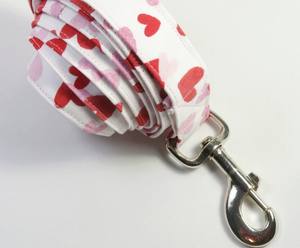 Correa para perro con diseño de CORAZÓN, correa para mascotas, correa con corazón rosa y rojo, correa de San Valentín - Product Image 2