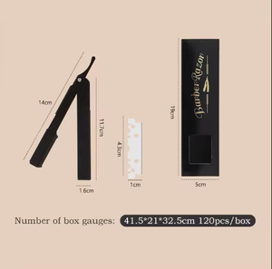 Wholesale Supplier for Barber Straight Edge Razor custom Color| Smooth Shave Manual Folding Shaving Razors for <b>Men</b> - Product Image 5