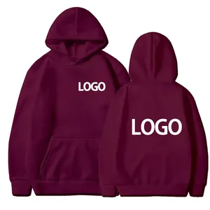 Sudadera con Capucha Blanca para Mujer, Talla Grande, Informal, de Algodón Tejido, Color Sólido, con Logotipo Estampado en la Parte Delantera, para Otoño - Product Image 3