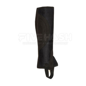 Mini Chaps de Cuero Duraderos para Caballos, Diseño de Cuero Liso para Entrenamiento Ecuestre al Aire Libre - Product Image 4