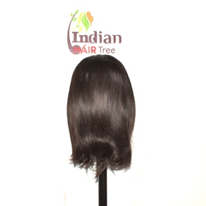 Perruque à fermeture en dentelle transparente, 100% cheveux humains Remy indiens, double trame machine, pointes double et simple tirées, extensions à clipser - Product Image 2