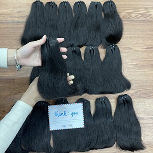 Precio al por mayor, calidad premium, 100% cabello humano vietnamita virgen, paquetes de cabello sin procesar, trama doble, longitud corta - Product Image 6