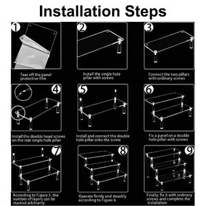 Support de présentation en acrylique pour figurines <span class=keywords><strong>Amiibo</strong></span> Funko Pop, support de présentation pour cupcakes, support de maquillage, porte-parfum - Product Image 6